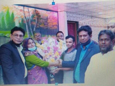 চা বিক্রেতা বাউবি’র শিক্ষার্থীকে সংবর্ধনা প্রদান