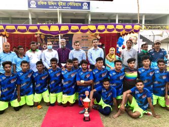 আন্ত:উপজেলা জেলা প্রশাসক ফুটবল টুর্নামেন্টে চ্যাম্পিয়ন মুক্তাগাছা উপজেলা