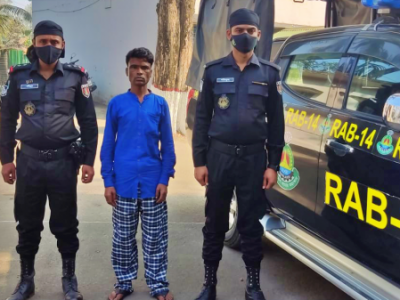 র‌্যাবের হাতে ঈশ্বরগঞ্জের শিশুর ধর্ষণকারী গ্রেফতার