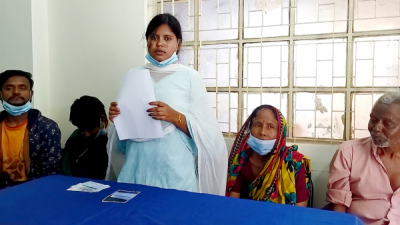 সংখ্যালঘু  পরিবারকে উচ্ছেদ ও জবরদখলের পাঁয়তারা থেকে রক্ষার্থে  প্রশাসনের হস্তক্ষেপ কামনা