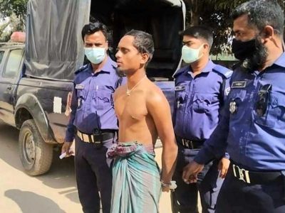 দুই শিশুকে গলাকেটে হত্যা করা মামা দুই দিনের রিমান্ডে