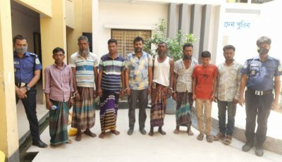 ময়মনসিংহে কোতোয়ালী পুলিশের অভিযানে গ্রেফতার ১০