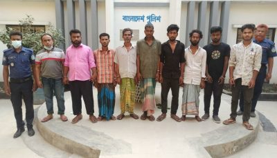 ময়মনসিংহ কোতোয়ালী পুলিশের অভিযানে সাজাপ্রাপ্তসহ গ্রেফতার ১০