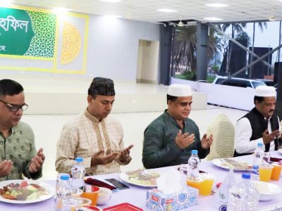ময়মনসিংহ জেলা পুলিশের আয়োজনে দোয়া ও ইফতার মাহফিল 