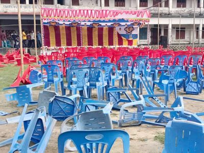 ঈশ্বরগঞ্জে উপজেলা বিএনপির ইফতার মাহফিলে হামলা, ভাংচুর