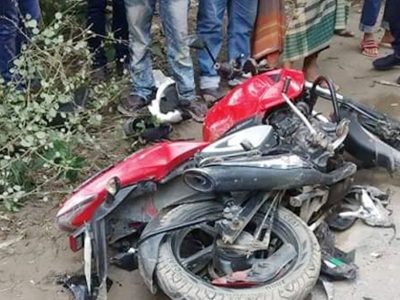 নান্দাইলে দুই মোটরসাইকেলের মুখোমুখি সংঘর্ষে দুইজন নিহত