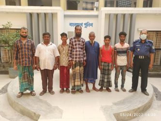 ময়মনসিংহ কোতোয়ালী পুলিশের হাতে ৫জুয়াড়িসহ গ্রেফতার ৭