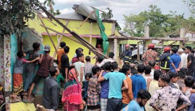 নান্দাইলে একটি বাড়িতে আতশবাজির বিস্ফোরণে দুই নারীর মৃত্যু