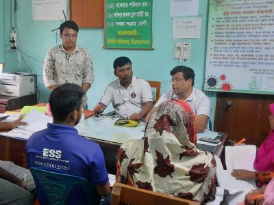 টিএমএসএস পুষ্পপাড়া শাখা আকস্মিক পরিদর্শন করেন ডোমেইন প্রধান সাগর