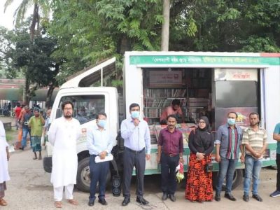 ময়মনসিংহে ‘মুক্তিযুদ্ধ ও বঙ্গবন্ধু’ ভ্রাম্যমাণ বই মেলার উদ্বোধন