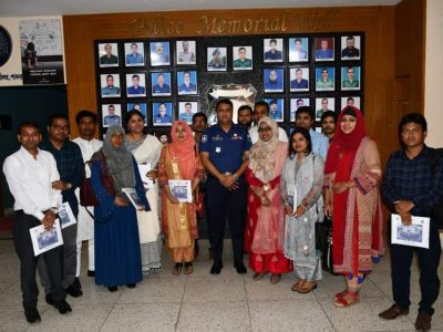 পাবনা পুলিশ সুপারের সাথে ৪০তম বিসিএসে উত্তীর্ণ কর্মকর্তাদের শুভেচ্ছা বিনিময়