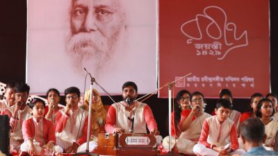 ময়মনসিংহে বিশ্বকবি রবীন্দ্রনাথ ঠাকুরের ১৬১তম জন্মোৎসব পালিত