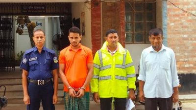 গফরগাঁওয়ে সাজাপ্রাপ্ত আসামী গ্রেফতার 