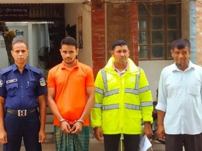গফরগাঁওয়ে সাজাপ্রাপ্ত আসামী গ্রেফতার 