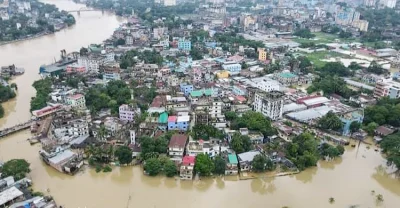সিলেট জেলা ও মহানগরের প্রায় ১৫ লাখ মানুষ পানিবন্দি