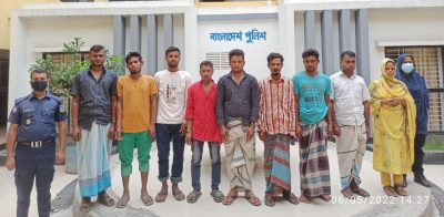 ময়মনসিংহ কোতোয়ালী পুলিশের অভিযানে দস্যুতা, সাজাপ্রাপ্তসহ  গ্রেফতার ৯