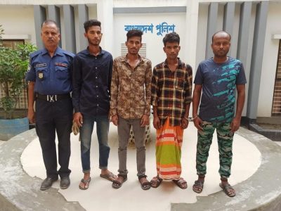 ময়মনসিংহ কোতোয়ালী পুলিশের অভিযানে চুরি ও মাদকব্যবসায়ীসহ গ্রেফতার ৬