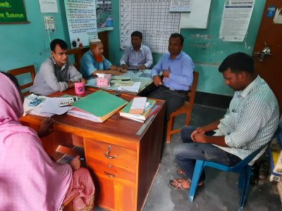 টিএমএসএস সুশাসন বিভাগের পরামর্শকের পাবনার পুষ্পপাড়া শাখা পরিদর্শন ও মতবিনিময়