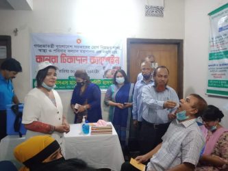 ঢাকার টিএমএসএস মাসুদা মেটারনিটি হাসপাতালের উদ্যোগে কলেরা টিকাদান ক্যাম্পেইন