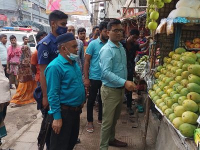 নতুনবাজার ফুটপাত ও রাস্তা দখলমুক্তকরণে মসিকের অব্যাহত অভিযান