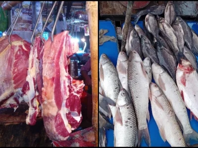 ময়মনসিংহে বাজারে মাছ-মাংস শাকসবজি সংকট