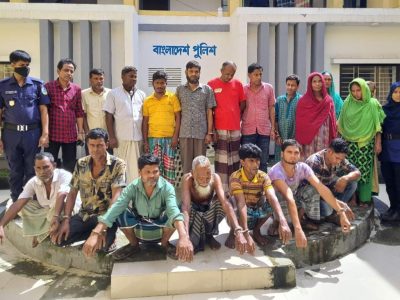ময়মনসিংহ কোতোয়ালী পুলিশের অভিযানে ১০ জুয়াড়ি, খুনের মামলায় ৯ আসামীসহ গ্রেফতার ২১