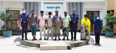 ময়মনসিংহ কোতোয়ালী পৃুলিশের অভিযানে অপহরন মামলার ৩ আসামীসহ গ্রেফতার ৬