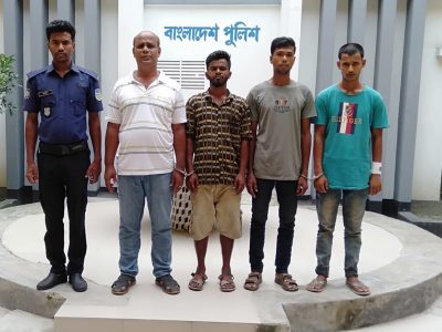 ময়মনসিংহ কোতোয়ালী পুলিশের অভিযানে অস্ত্র মামলার আসামীসহ গ্রেফতার ৬