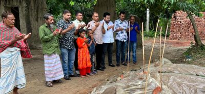 সেই নবজাতকের পরিবারের পাশে বিএনপির প্রতিনিধি দল 