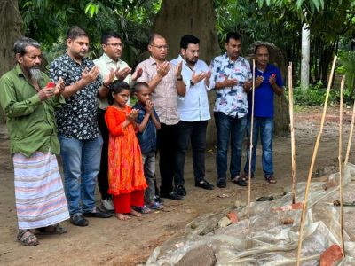 সেই নবজাতকের পরিবারের পাশে বিএনপির প্রতিনিধি দল 