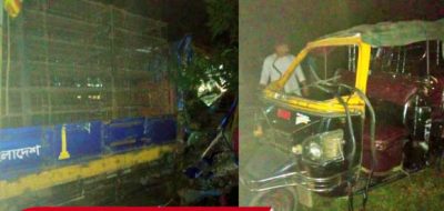 ময়মনসিংহ সদরে ট্রাক ও মাহিন্দ্রার সংঘর্ষে দুজন নিহত