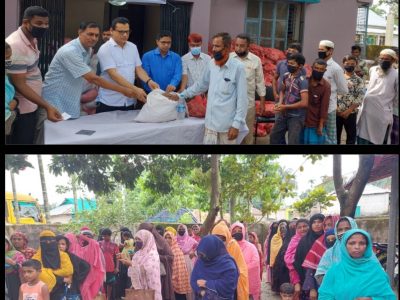 নেত্রকোনায় টিএমএসএসের এক হাজার পরিবারের মধ্যে খাদ্য সামগ্রী বিতরণ