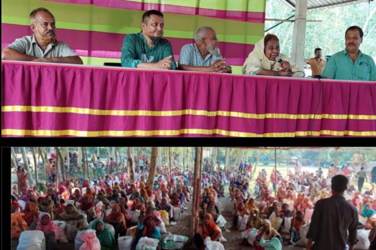 বগুড়ায় টিএমএসএস ৫০০ গরীব দুঃস্থদের মধ্যে ঈদ সামগ্রী বিতরণ