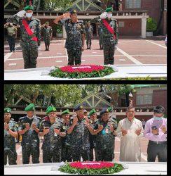 বাংলাদেশ আনসার ভিডিপির নবাগত মহাপরিচালক জাতীর জনকের সমাধীতে শ্রদ্ধা নিবেদন 