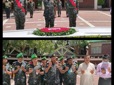 বাংলাদেশ আনসার ভিডিপির নবাগত মহাপরিচালক জাতীর জনকের সমাধীতে শ্রদ্ধা নিবেদন 