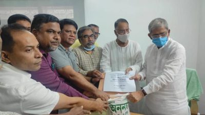 বিএনপির কেন্দ্রীয় ত্রাণ তহবিলে সাড়ে ৮ লক্ষ টাকা প্রদান-ময়মনসিংহ ও ত্রিশাল বিএনপির
