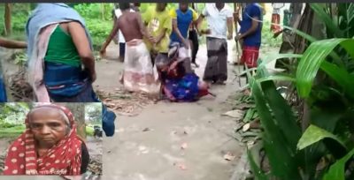 সরকারী ঘর দেয়ার কথা বলে বৃদ্ধার বাড়ি লিখে নিলো সাবেক মেম্বারঃ উচ্ছেদে বৃদ্ধাকে মারধরের ভিডিও ভাইরাল