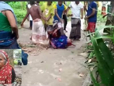 সরকারী ঘর দেয়ার কথা বলে বৃদ্ধার বাড়ি লিখে নিলো সাবেক মেম্বারঃ উচ্ছেদে বৃদ্ধাকে মারধরের ভিডিও ভাইরাল