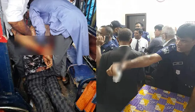হাজিরা দিতে এসে আসামিদের ছুরিকাঘাতে আদালত প্রাঙ্গণে খুন