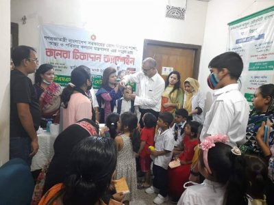 ঢাকায় টিএমএসএস মাসুদা মেটারনিটি হাসপাতালের উদ্যোগে কলেরার টিকা ক্যাম্পেইন উদ্বোধন