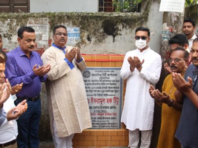 সাড়ে ৪ কোটি টাকার সড়ক ও ড্রেনের নির্মাণ কাজ উদ্বোধন করলেন মসিক মেয়র টিটু