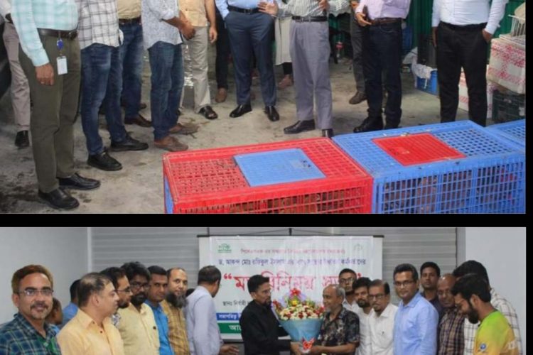 পিকেএসএফ এর সিনিয়র মহাব্যবস্থাপক  গাক এর বিভিন্ন কার্যক্রম পরিদর্শন