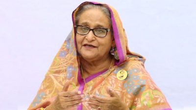 `বেঁচে থাকতে সবাই থাকে, মরে গেলে যে, কেউ থাকে না তার জীবন্ত প্রমাণ জাতির পিতা- প্রধানমন্ত্রী