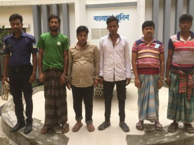ময়মনসিংহ কোতোয়ালী  পুলিশের অভিযানে সাজাপ্রাপ্তসহ গ্রেফতার ৬