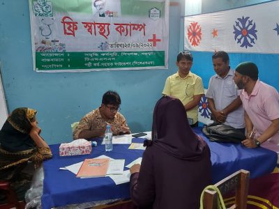বগুড়ায় টিএমএসএসের সমৃদ্ধি কর্মসূচি কর্তৃক ফ্রী স্বাস্থ্য ক্যাম্প অনুষ্ঠিত