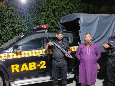 ময়মনসিংহে খুন ও অস্ত্র মামলার পলাতক আসামি ফ্রিডম পার্টির ক্যাডার শামসুল গ্রেপ্তার