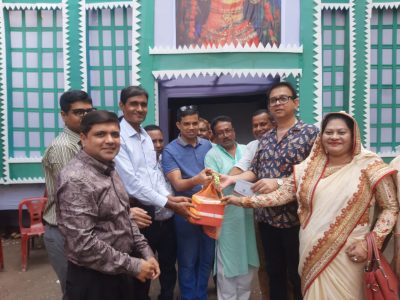 সিটির ৮৩টি পূজা মন্ডপে মসিক মেয়রের শুভেচ্ছা, নগদ টাকা এবং মিষ্টান্ন প্রদান