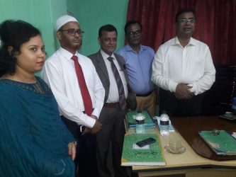 আনসার ভিডিপি উন্নয়ন ব্যাংকএমডির  নিলফামারী শাখা আকস্মিক পরিদর্শন
