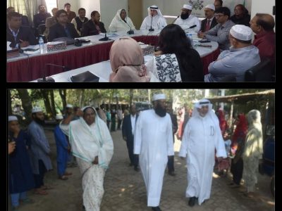কুয়েতের শায়খ আব্দুল্লাহ্ আল নুরী চ্যারিটি’র জেনারেল ম্যানেজারের টিএমএসএস কার্যক্রম পরিদর্শন