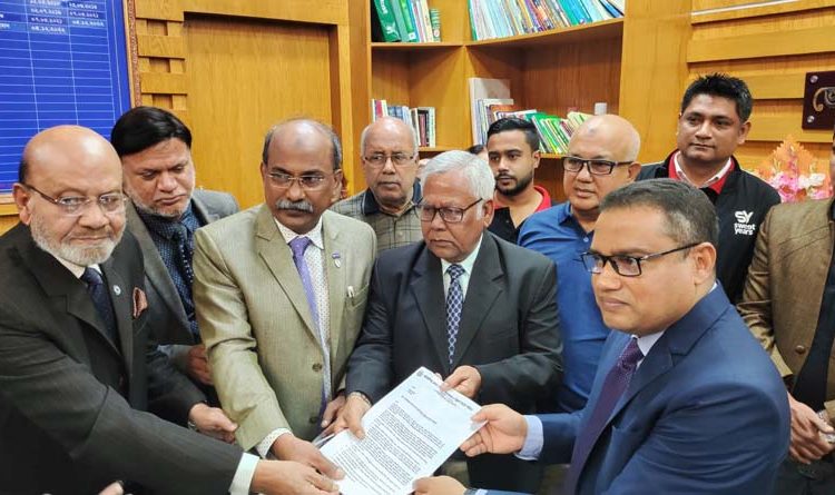 ময়মনসিংহ-ঢাকা রেলপথে দু’জোড়া আন্ত:নগর ট্রেন চালুসহ ১৯ দফা দাবীতে নাগরিক আন্দোলনের স্মারকলিপি